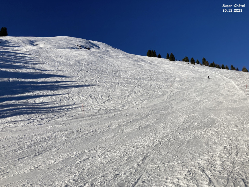 Le Morclan und seine schönen, steilen roten Pisten