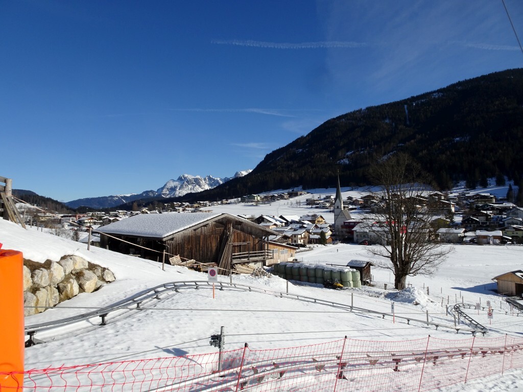 Blick auf Sankt Martin mit dem Coaster.