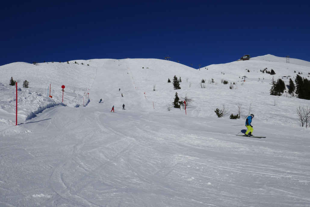 Standardabfahrt von unten gesehen