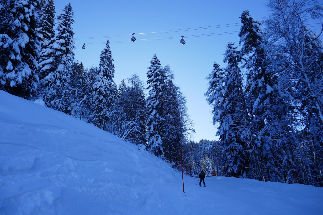 Kanzelwand Talabfahrt mit ZUB