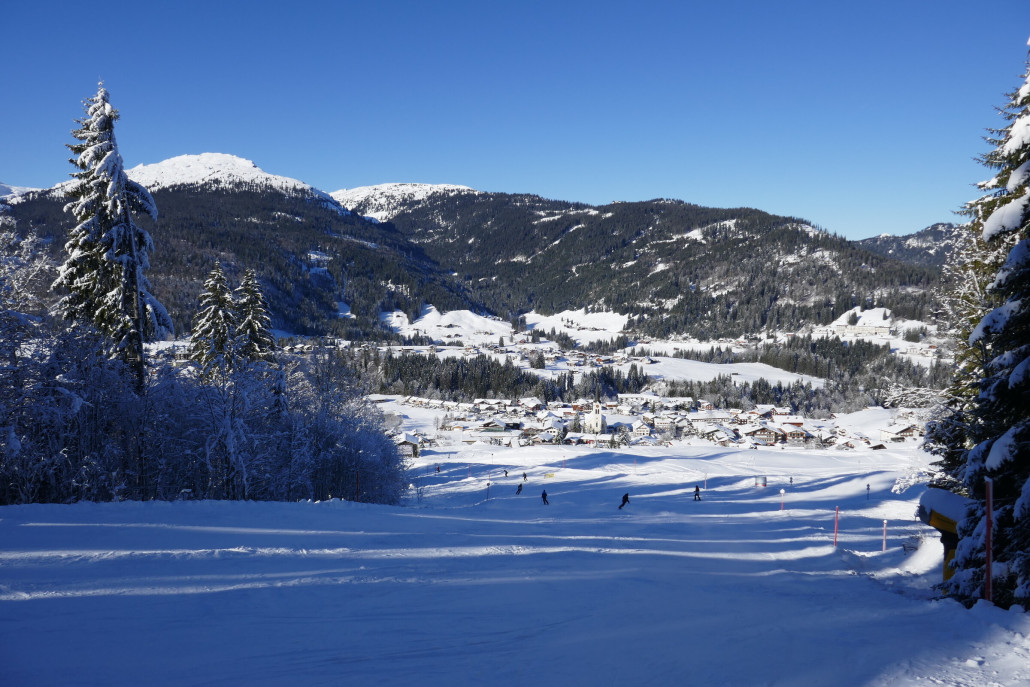 Kanzelwand Talabfahrt ganz unten