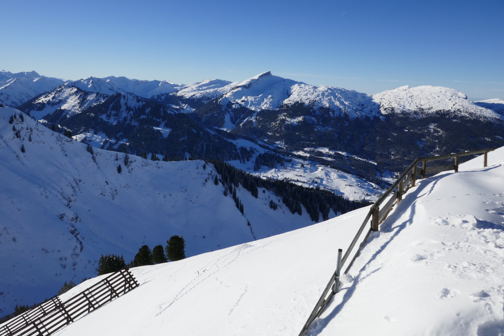 Ifen und Parsenn von Kanzelwand aus gesehen.