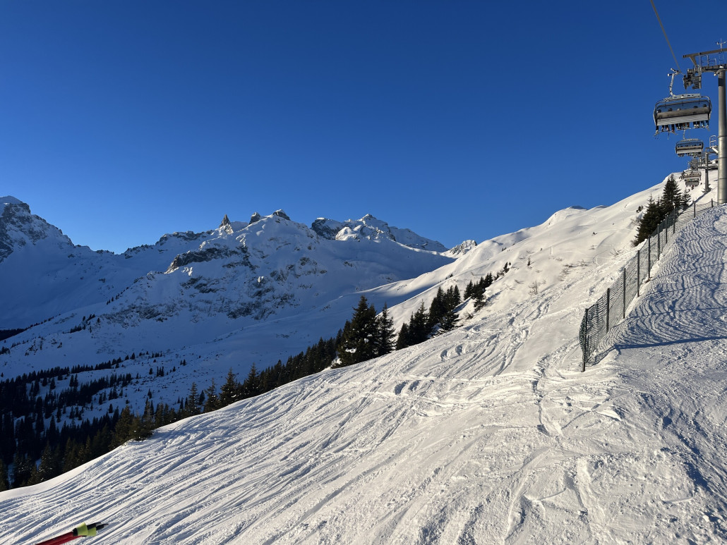 Der Blick ins Rätikon gefällt sogar sonstigen Arlbergfans
