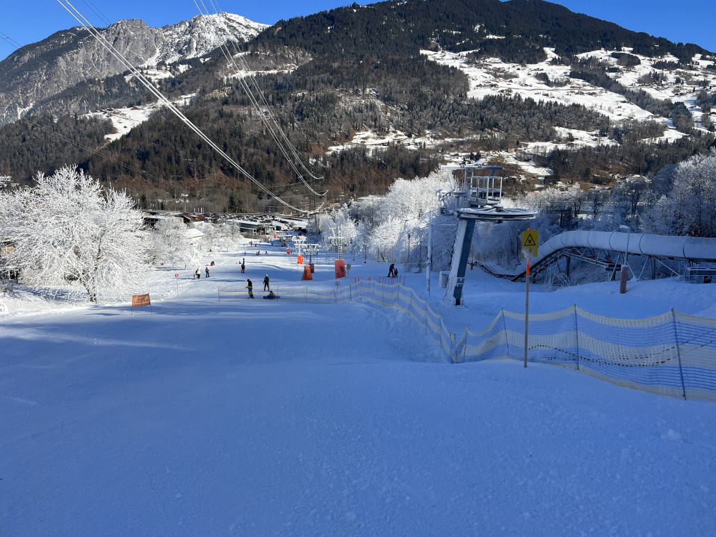 Und jetzt die Bilder vom neuen SL Innerbach, der gefühlt „Mitten in der Piste“ steht. Muss ich mich wohl erst noch dran gewöhnen…