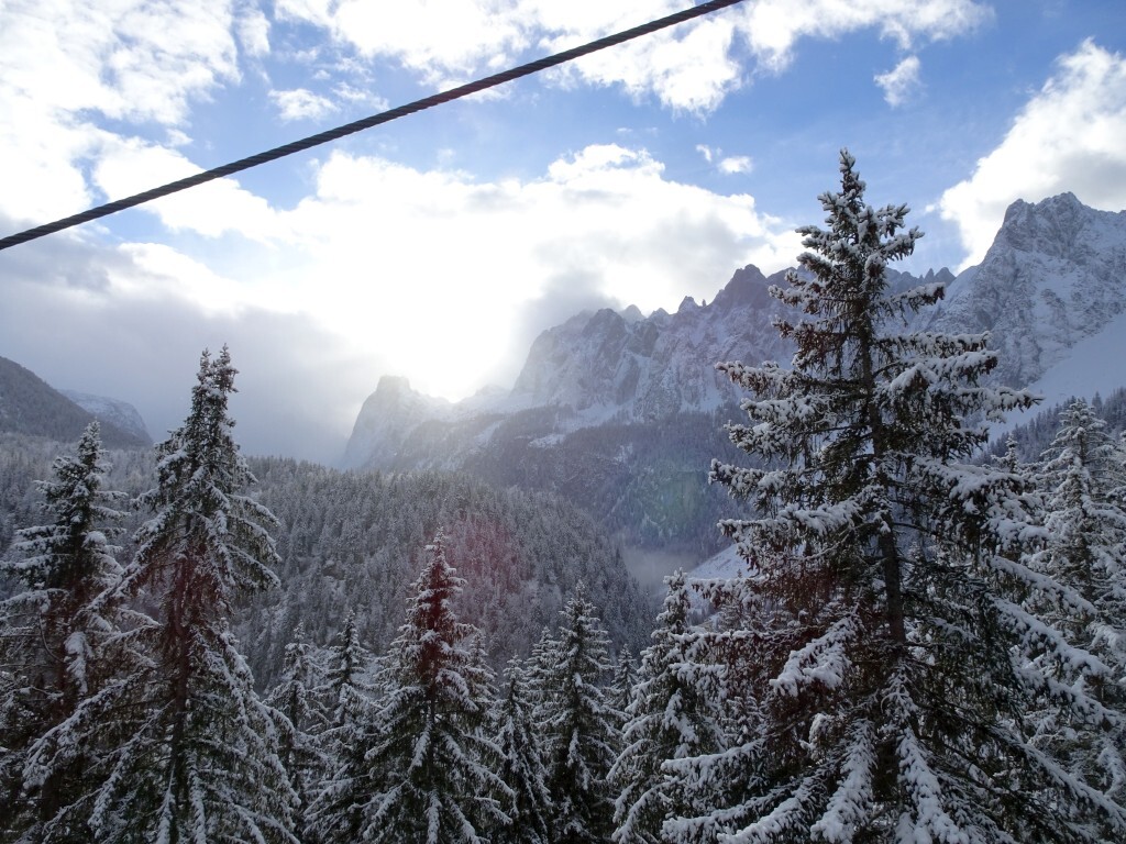 Die ersten Sonnenstrahlen des Jahres 2024.