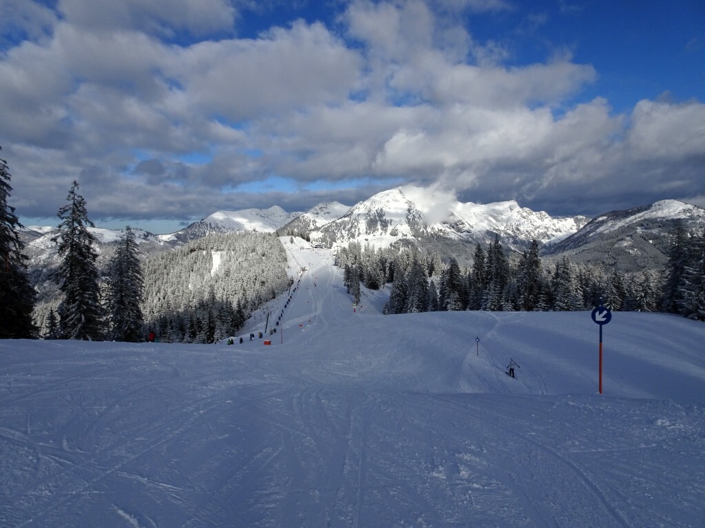 Richtung Hornspitz auf der Ochsenkopfabfahrt (3a).