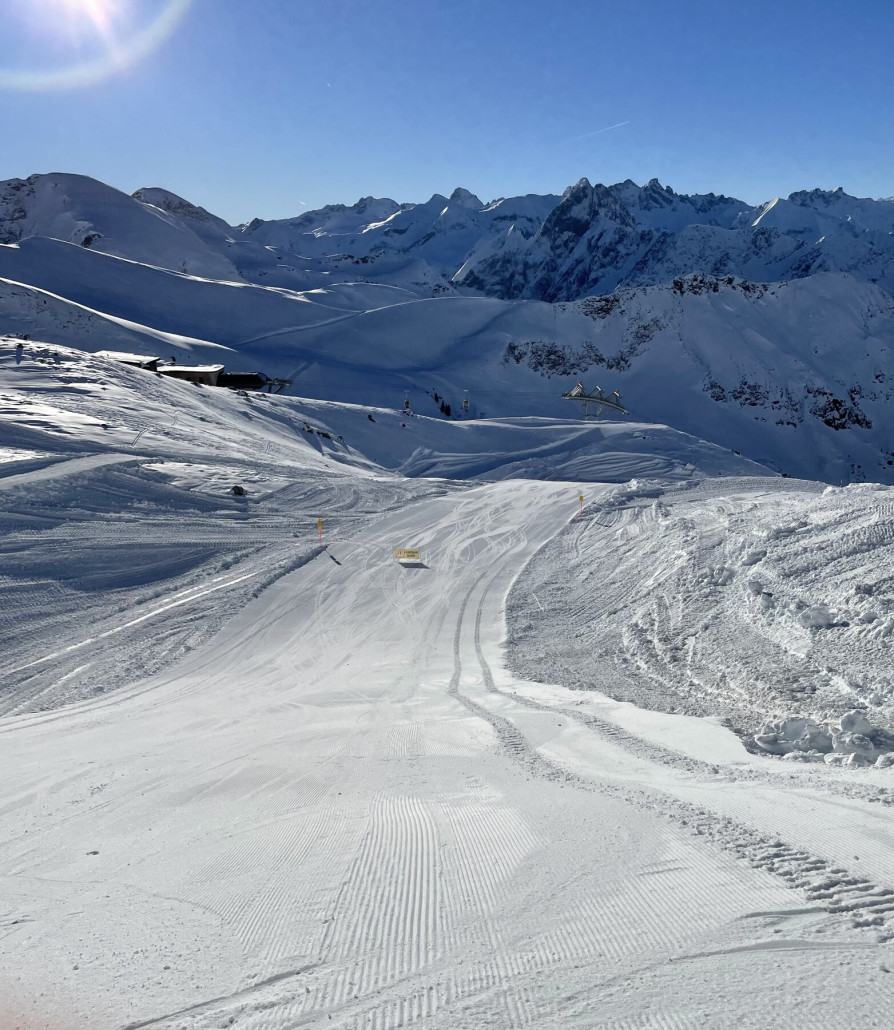 Nebelhorn classic skiroute Anfang