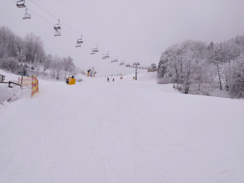 Blick auf den neu modellierten Teil