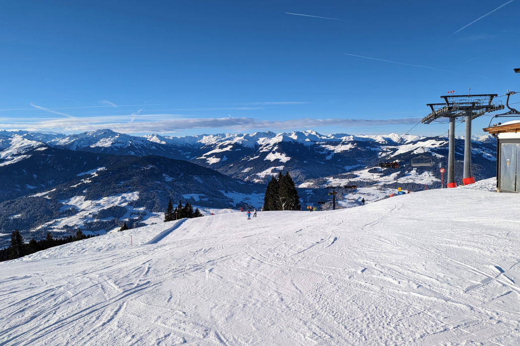 Panorama von der Bergstation der Foischingbahn