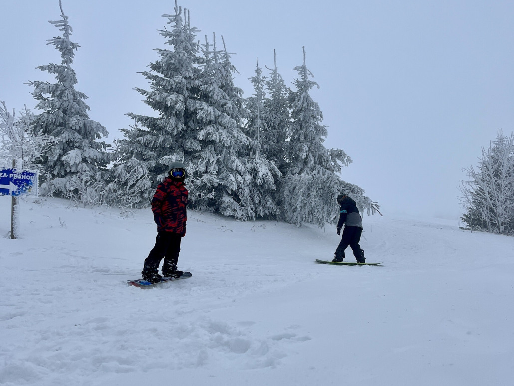 Auf dem Weg zurück von "Za Prahou"