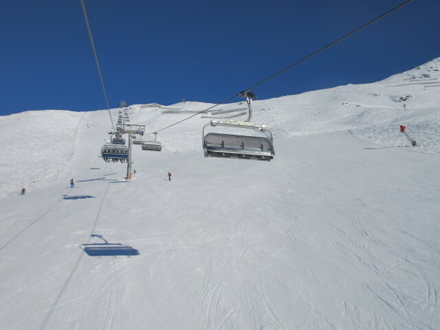 6-CLD-B Gampberg, darunter die Gampbergpiste Direkte, von rechts einmündend die Gampbergpiste (13. Jän.)