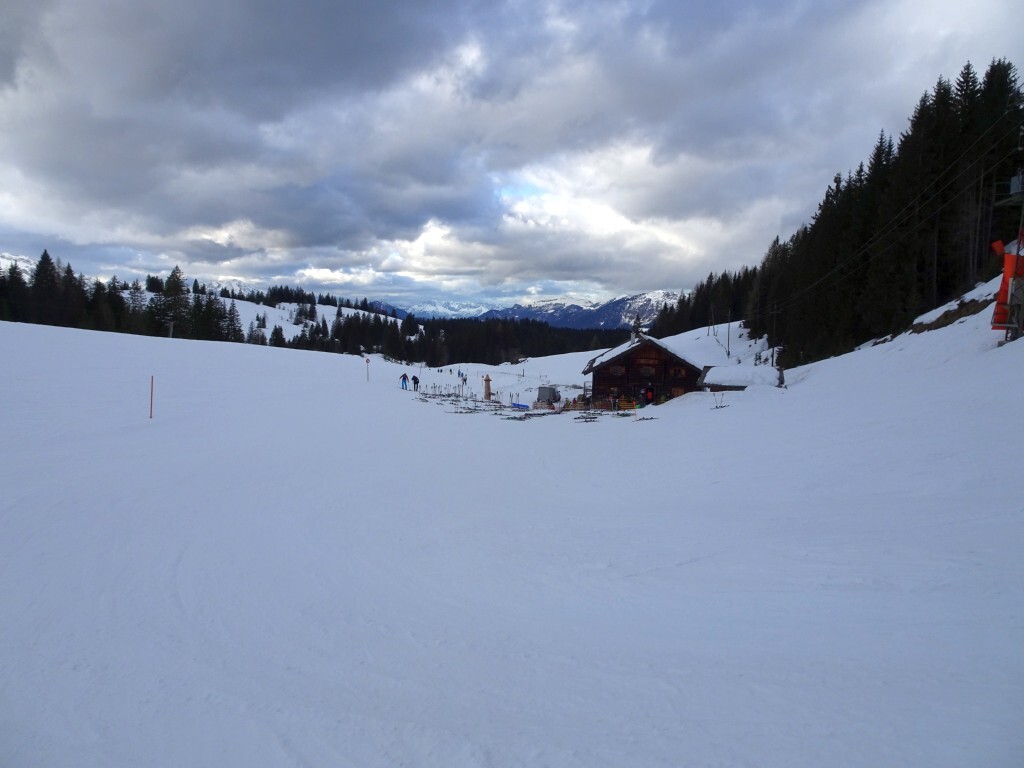 Skiweg Edtalmhütte (5b) mit Namensgeber.