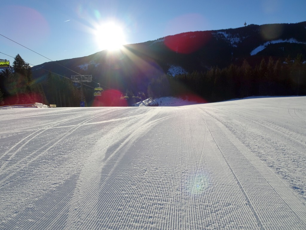 Fein! Top Pistenpräparierung.