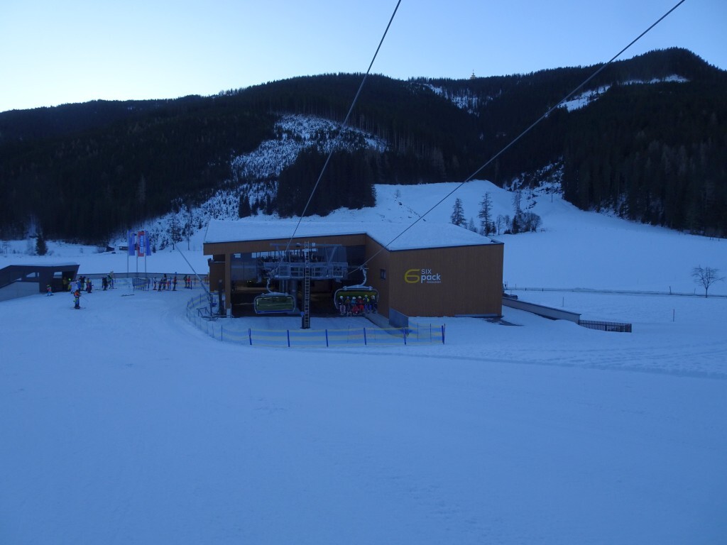 Talstation der 6er Sesselbahn.