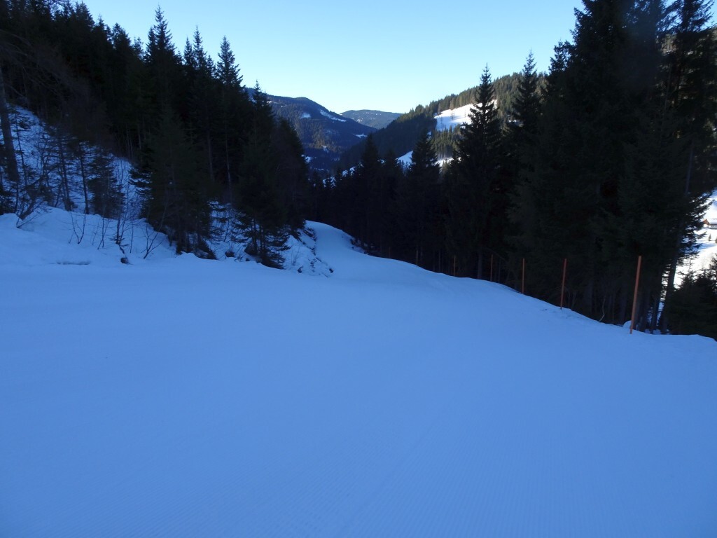 Verbindungspiste zum Geierberglift.