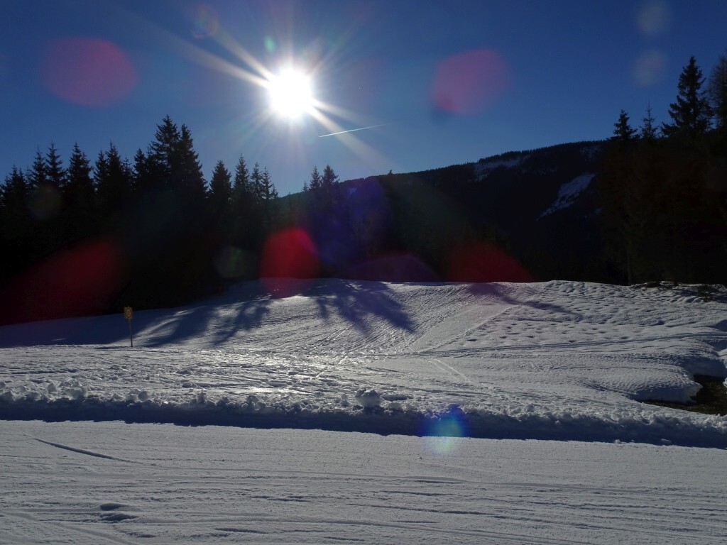 Einzige geschlossene Piste: Schwarze Grossbergpiste (2).