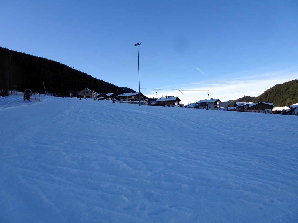 Blick zum Bögrain-Tellerlift.