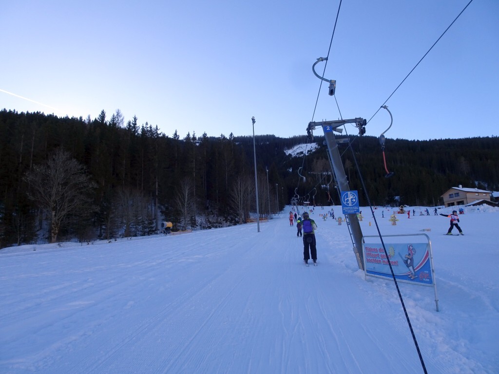 Während der Auffahrt.