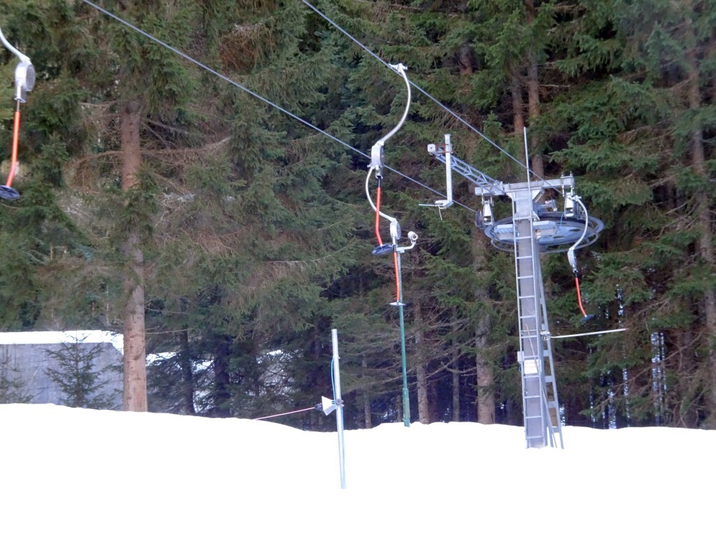 Bergstations-Umlenkung.