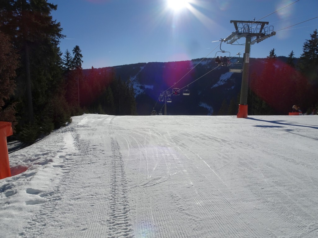 Wieder auf der anderen Seite: Unterhalb der Bergstation der Grossbergbahn.