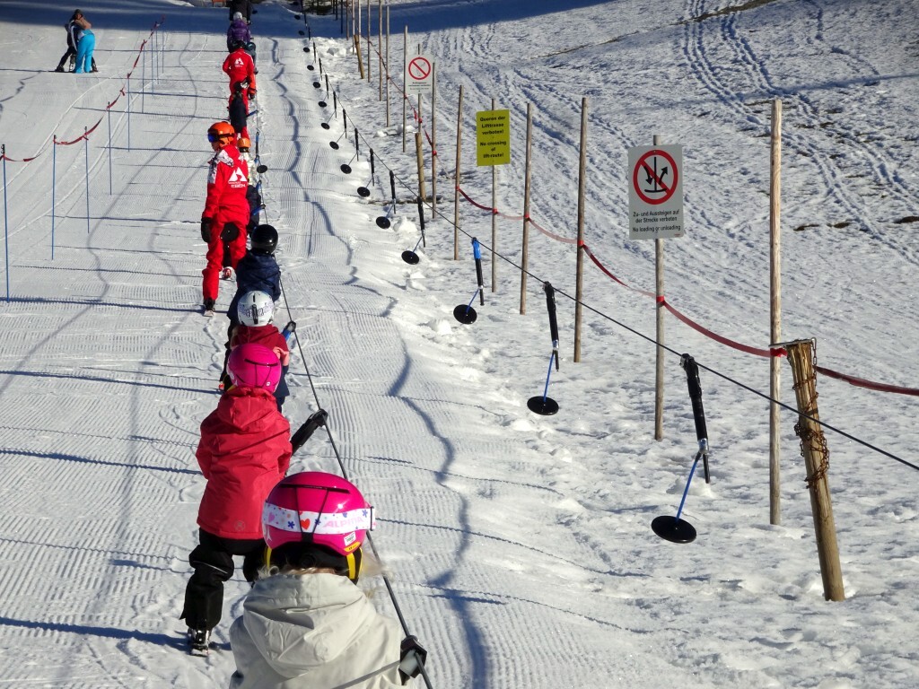 Deutlich bequemer als ein reiner Seillift.