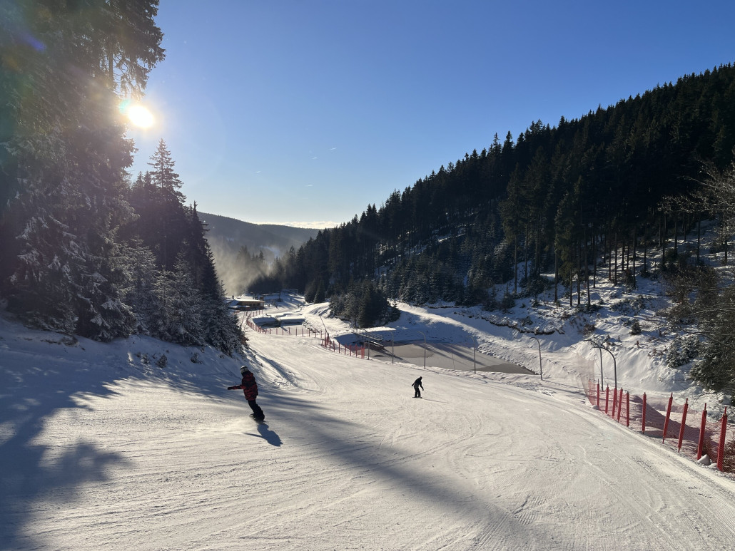 Wasserreservoir noch gut gefüllt und mit stetigem Zulauf