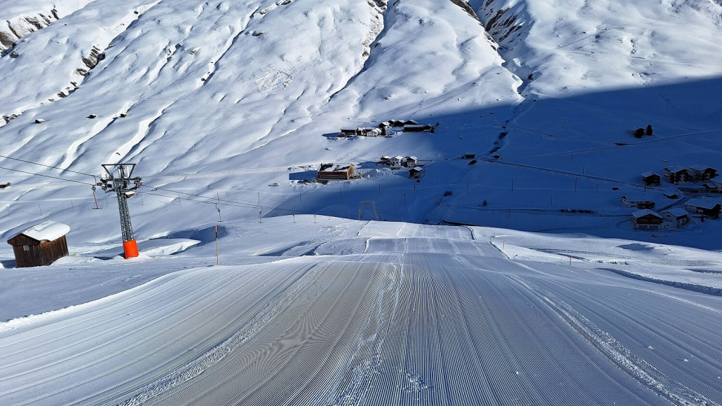 Unterer Teil der Teischapiste
