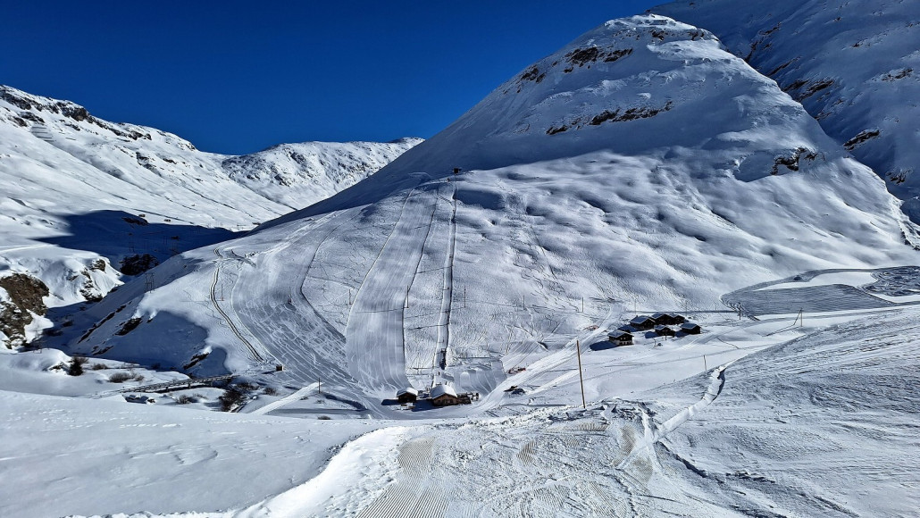 Verbindungsabfahrt nach Cavetta oberer Teil