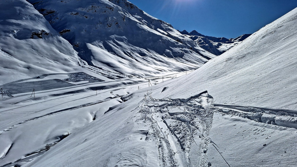 Verbindungsabfahrt nach Cavetta mittlerer Teil