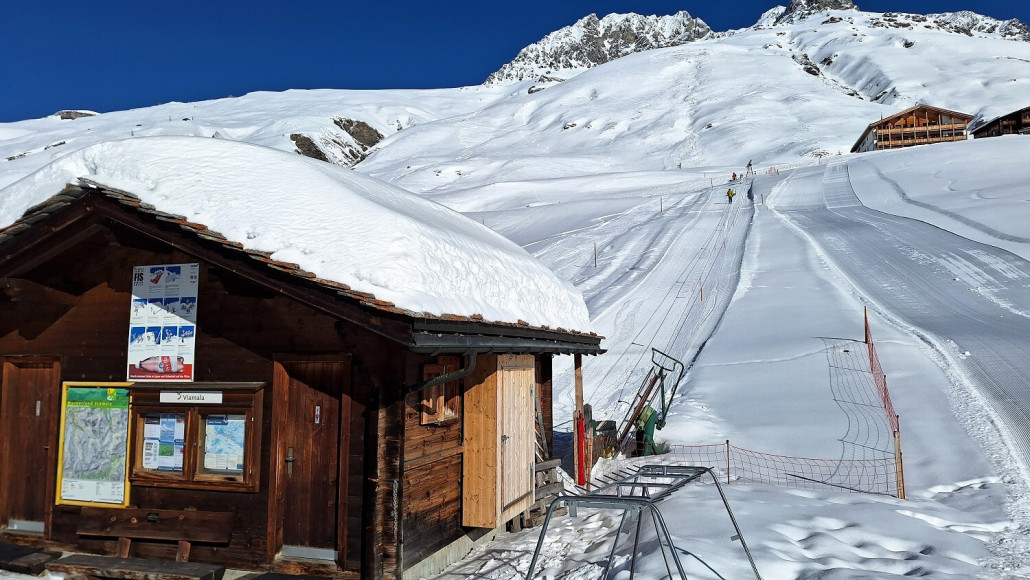 der Ponylift läuft leider nur am Wochenende wäre ein wichtiger Verbindungslift