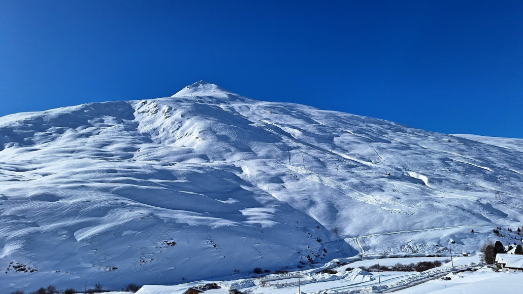Von der Bergstation Ponylift zum Teischhorn