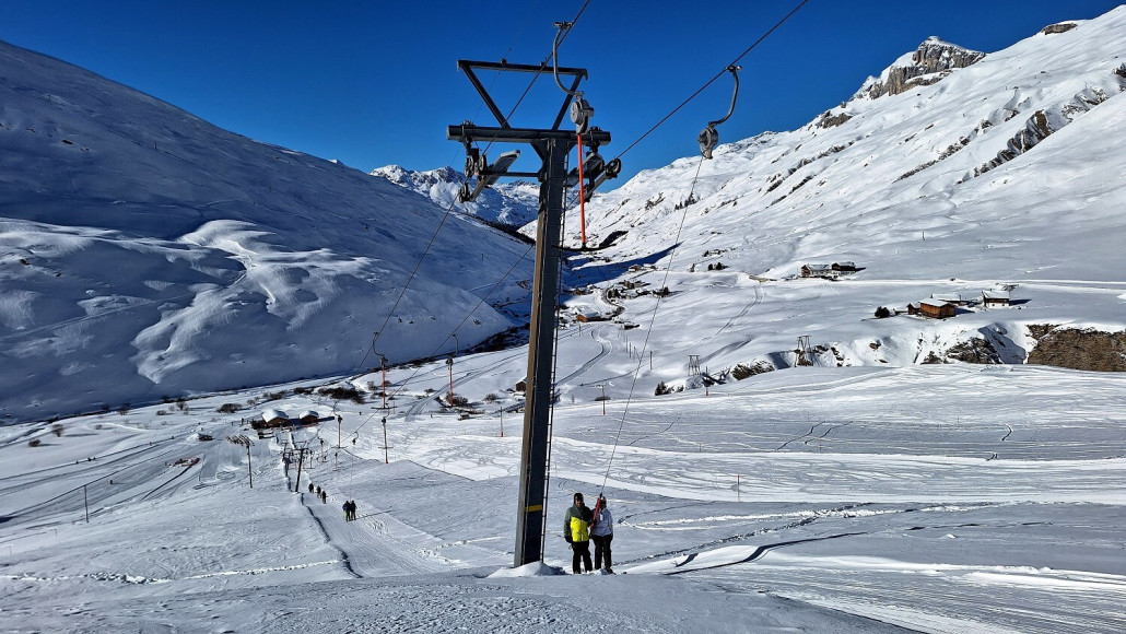 Skilift Cavetta ein klassischer Garaventa Lift aus dem Jahr 1991
