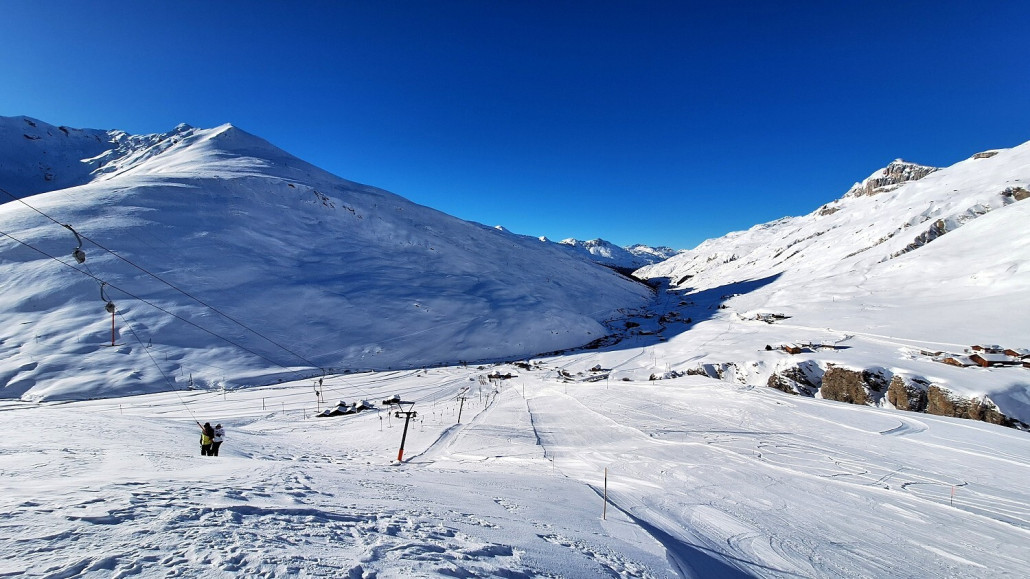 Wetter gut, Schnee, gut, Piste leerer als leer