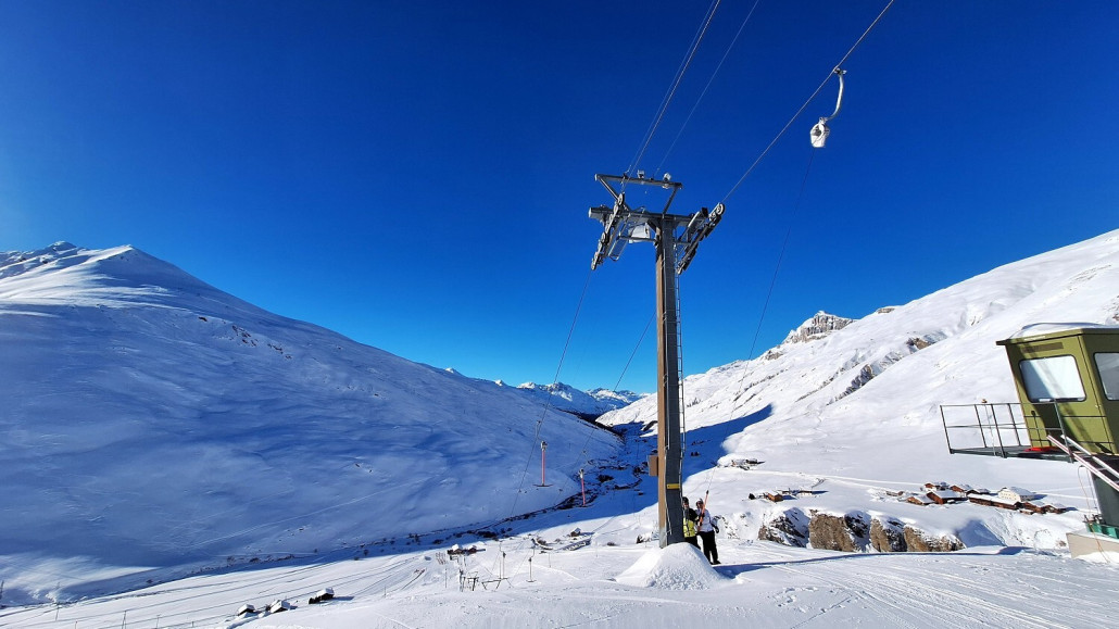 Ausstieg Skilift Cavetta