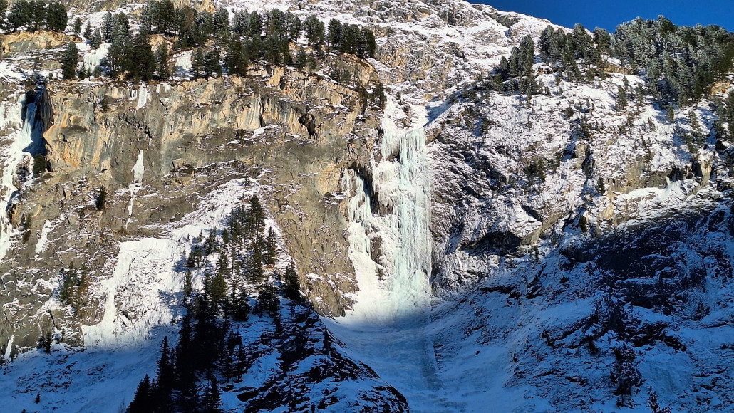 weitere gefrorene Wasserfälle