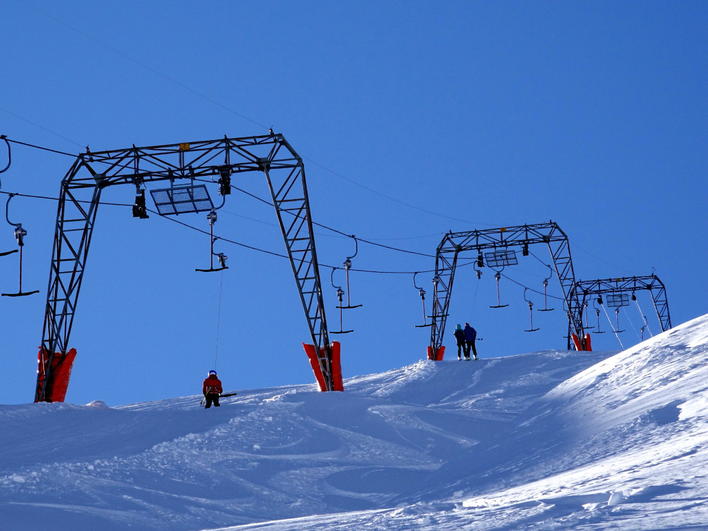 der obere Teil mit den Portalstützen
