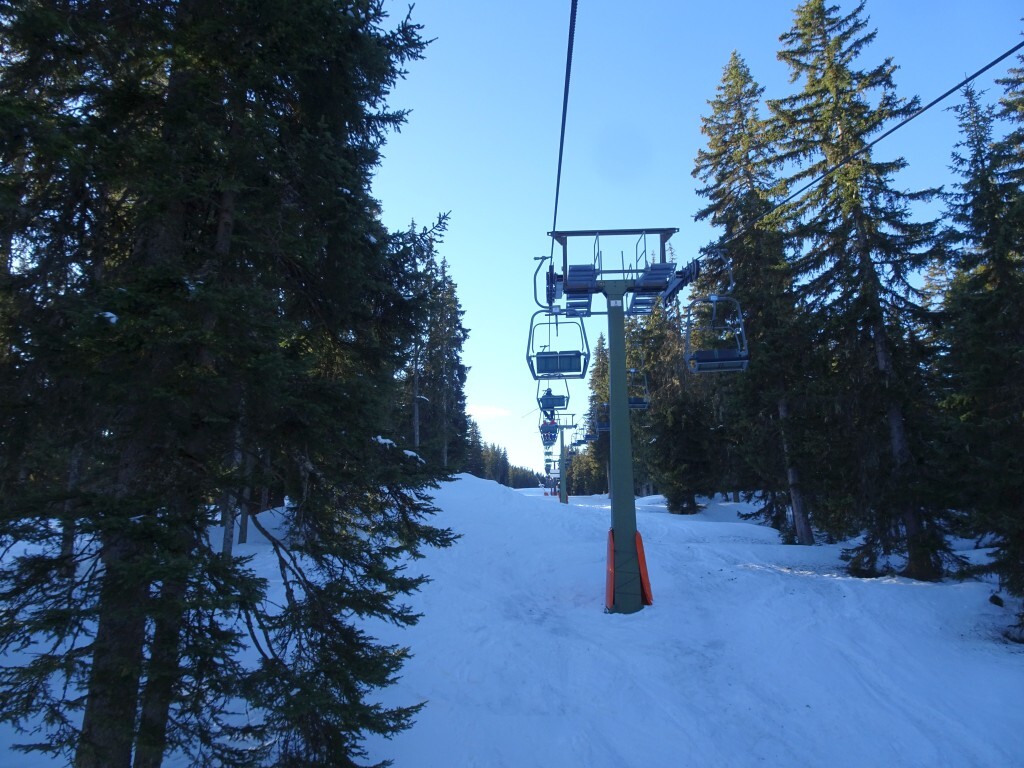 Oberer Trassenteil des Jägerliftes.