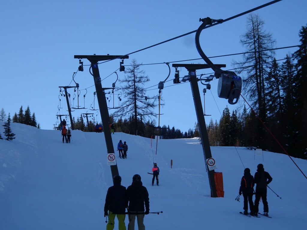 Blick auf die Trasse.