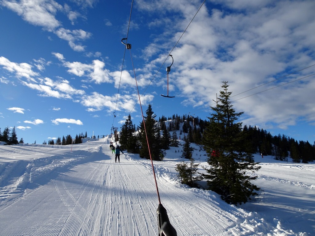 Oberer Trassenteil der Vorderfagerlifte 1+2.