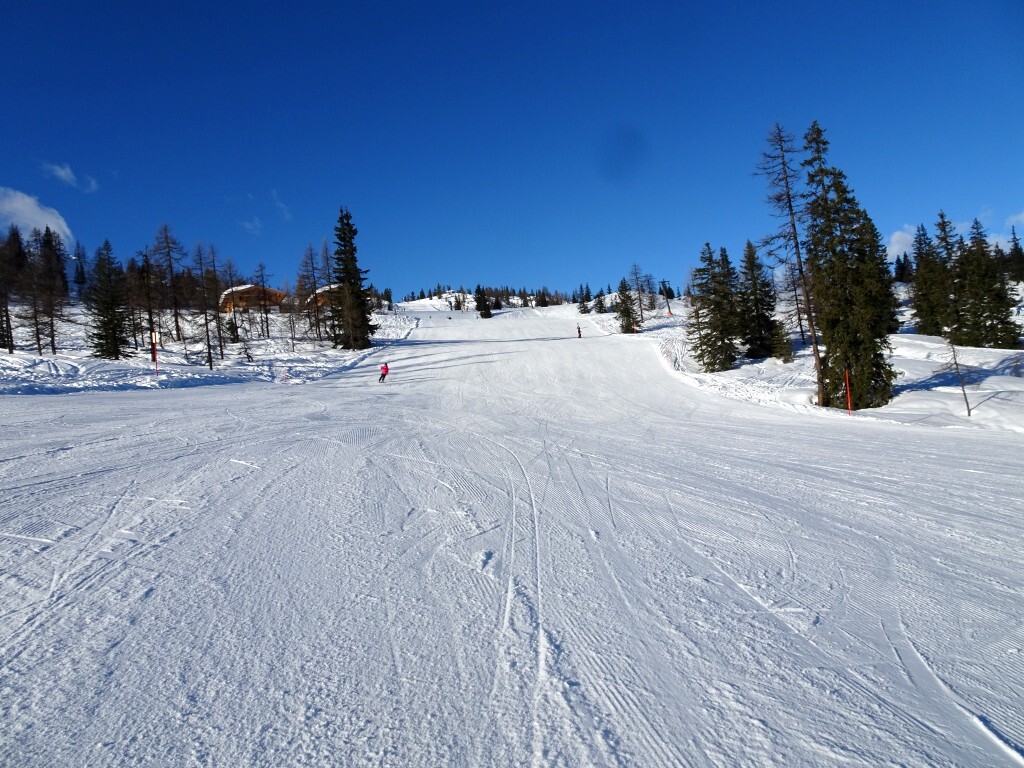 Blick hoch auf die Mitterfagerpiste (4).
