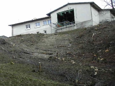 die neue bergstation ist bereits durch profile gekennzeichnet.