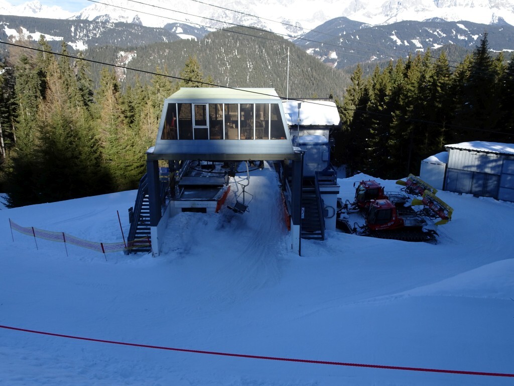 Bergstation des Forstauliftes.