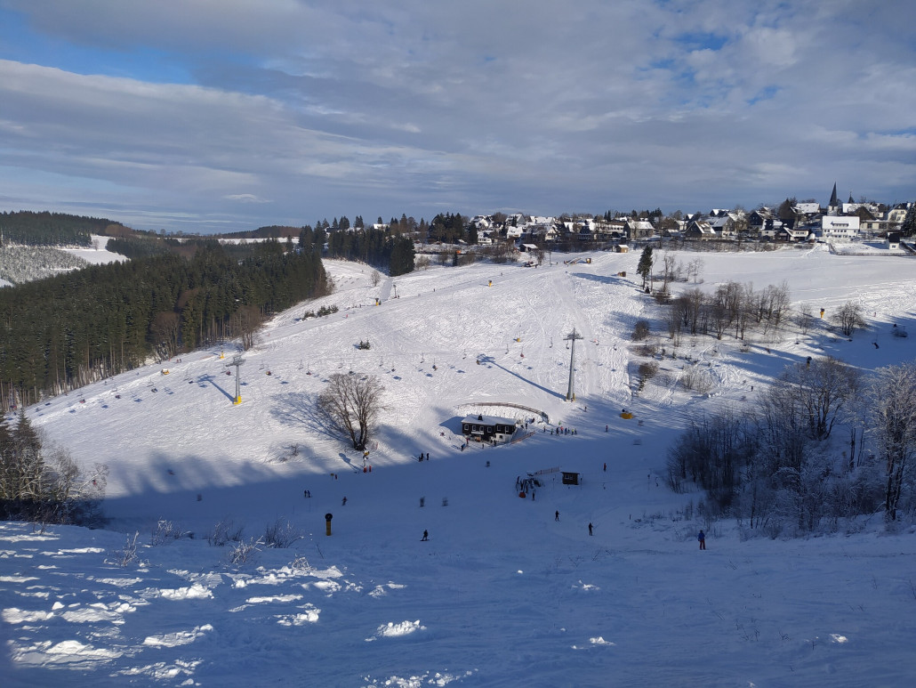 Blick vom Steilhanglift