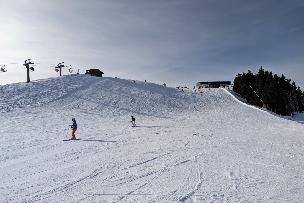 Mittags bei der Muldenbahn / an der Jochstubn.