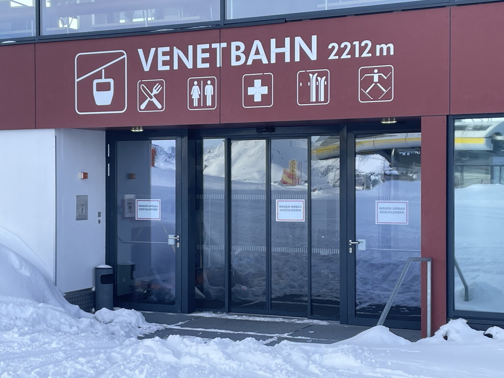 „Wegen Umbau geschlossen“