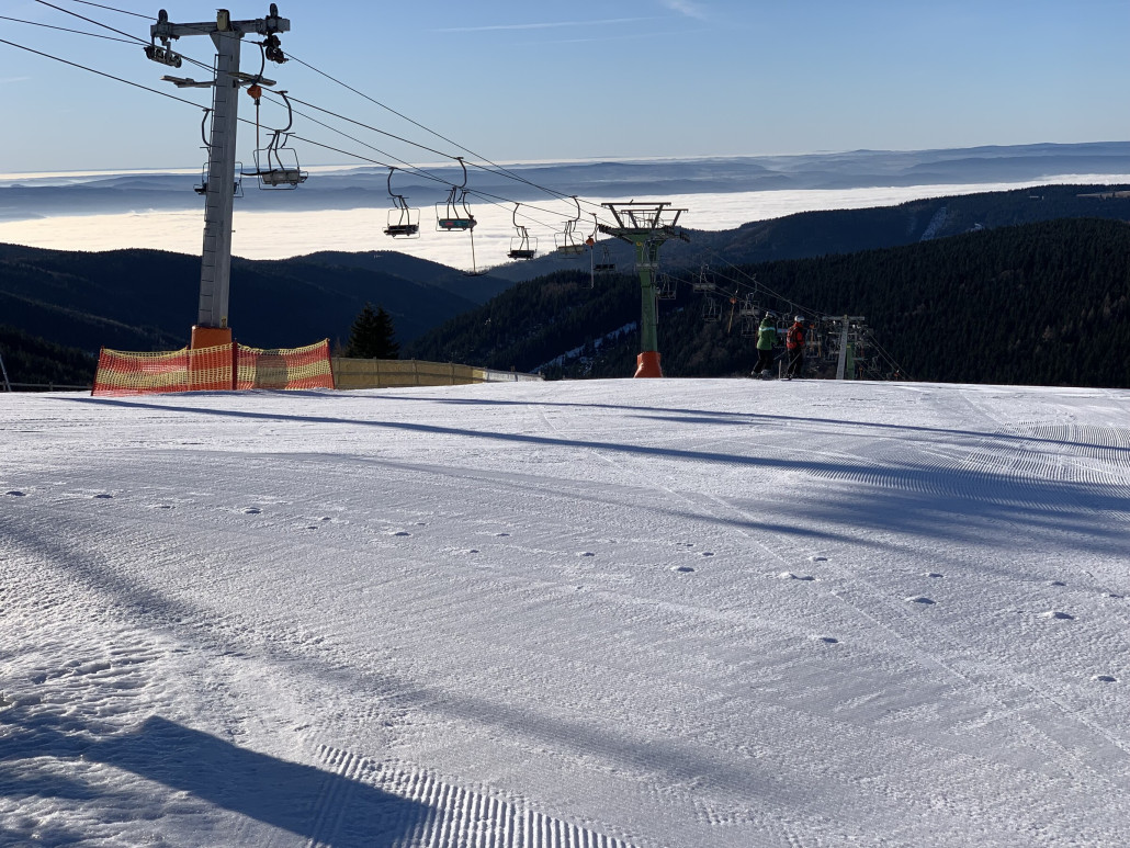 Neklid: Einstieg in die Moser kurz vor 10Uhr