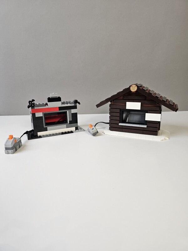 Vom ersten Entwurf (mit allen Steinen, die man irgendwie in die Finger kriegen kann...) zum fertigen Modell.