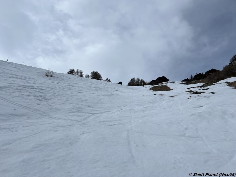Ehemalige schwarze Talabfahrt