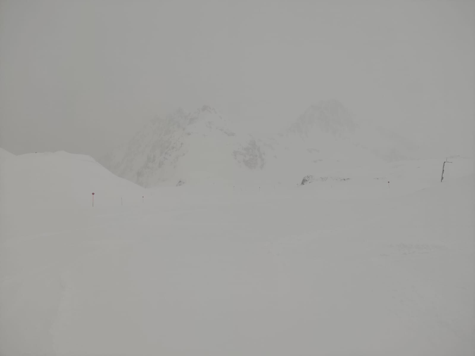 Seekarspitz so gegen 8.40 Uhr, nicht ganz die erste Spur