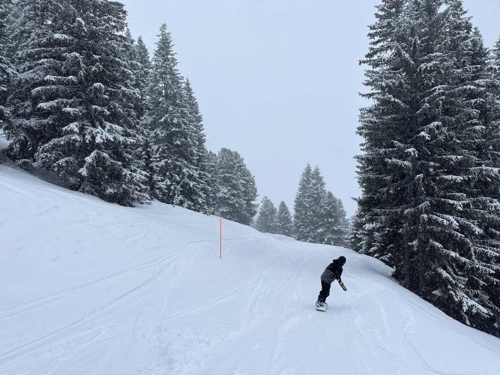 8e im Mittelteil, die Sicht wurde mit jedem Meter besser